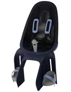 Kinderzitje achter Qibbel Air met dragerbevestiging (CFS) - denim blue