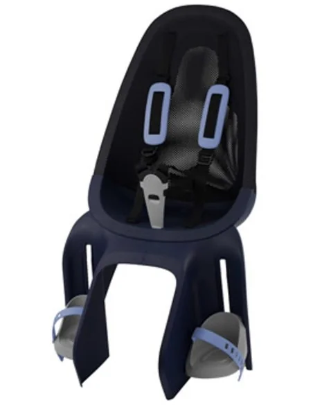 Kinderzitje achter Qibbel Air met dragerbevestiging (CFS) - denim blue