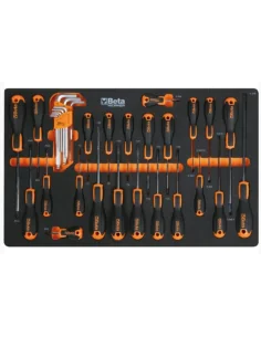 Gereedschapswagen (grijs) Beta Tools C24S met 7 laden en 240-delig assortiment gereedschappen 2