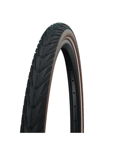 Buitenband Schwalbe Energizer Plus GreenGuard 28 x 1.75" / 47-622 mm - zwart/bruin met reflectie