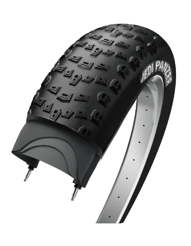 Buitenband Edge Jedi Fatbike 20 x 4.00" / 100-406 - zwart