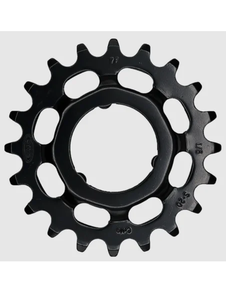 Tandwiel KMC Voor Shimano 20T O-MO Staal 1/8 inch - Zwart