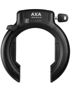 Ringslot Axa Imenso X Large met vaste sleutel - zwart (werkplaatsverpakking)