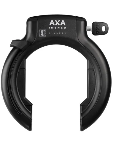 Ringslot Axa Imenso X Large met vaste sleutel - zwart (werkplaatsverpakking)