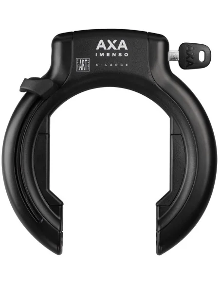 Ringslot Axa Imenso X Large met vaste sleutel - zwart (werkplaatsverpakking)