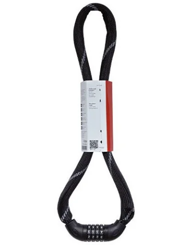 Kettingslot met cijfercode Simson Combo - zwart - 100 cm