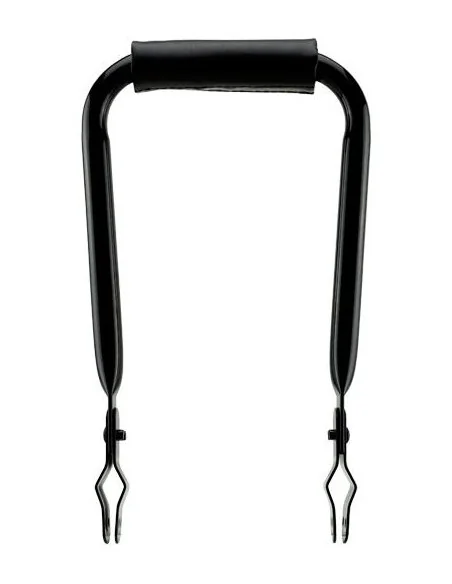 Rugleuning Simson smal met vinyl rugkussen - zwart