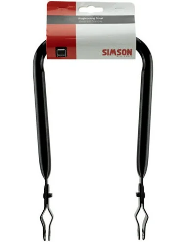 Rugleuning Simson smal met vinyl rugkussen - zwart