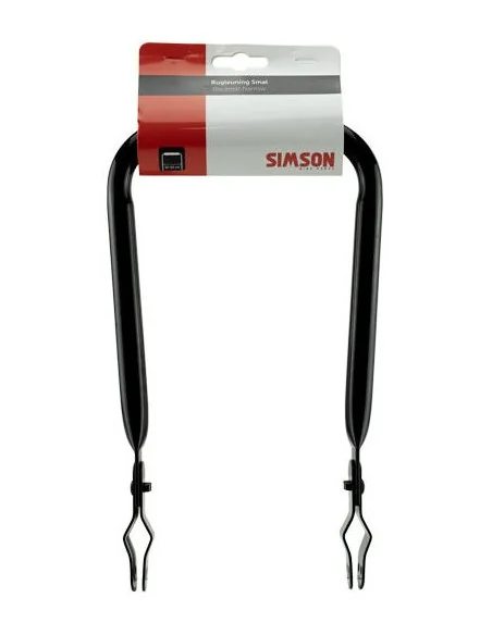 Rugleuning Simson smal met vinyl rugkussen - zwart