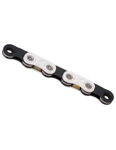 Ketting KMC X-flat waxed 12/13 speed - 126L - zilver/zwart