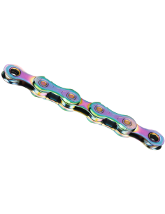 Fietsketting KMC X12 Waxed - Aurora Blue