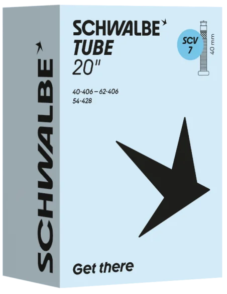 Binnenband Schwalbe SCV7 (20'') - 40/62-406 - 40mm ventiel