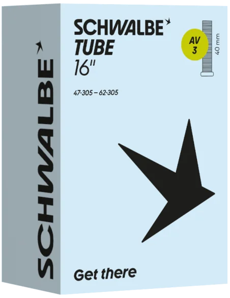 Binnenband Schwalbe AV3 16" 47/62-305 - 40mm ventiel