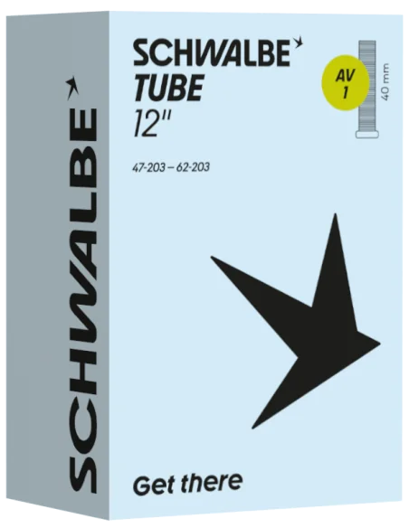 Binnenband Schwalbe AV1 12" 47/62-203 - 45° ventiel