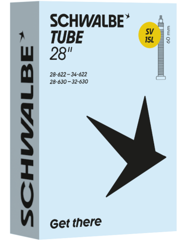 Binnenband Schwalbe Tube SV15L 28" / 28-32/34-622/630mm 60mm ventiel