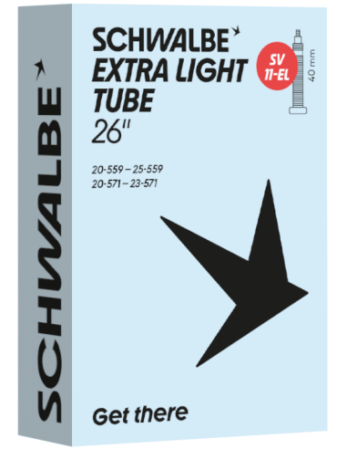 Binnenband Schwalbe Extra Light SV11-EL 26" / 20-25-559/571mm - 40 mm ventiel