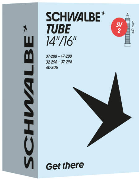 Binnenband Schwalbe SV2 14"/16" / 32-47-288/305mm - 40mm ventiel