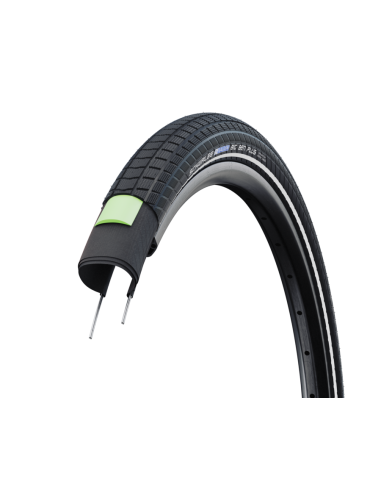 Buitenband Schwalbe Motion Super Moto-X GreenGuard 20 x 2.15"/55-406 - zwart met reflectie