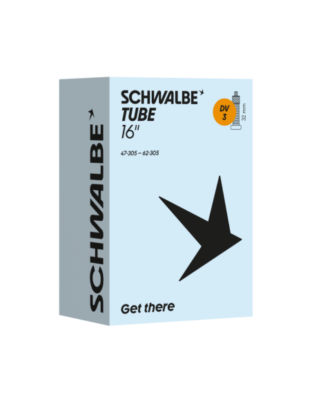 Binnenband Schwalbe DV3 16" / 47/62-305 - 32mm ventiel
