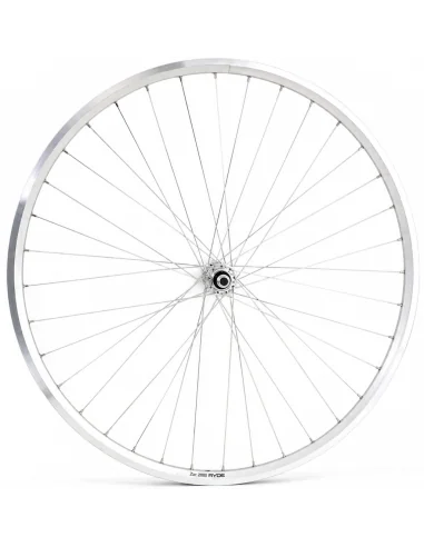 Voorwiel 28 inch ZAC 2000 - aluminium naaf - zilver