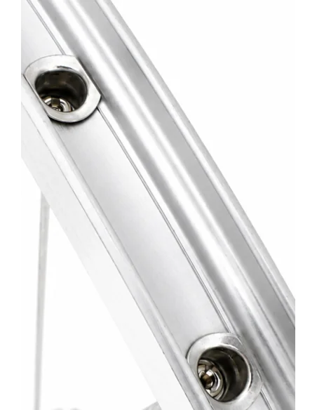 Voorwiel 28 inch ZAC 2000 - aluminium naaf - zilver