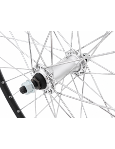 Voorwiel 28 inch ZAC 2000 - aluminium naaf - zwart 2