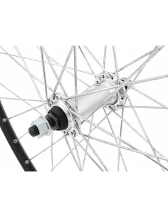 Voorwiel 28 inch ZAC 2000 - aluminium naaf - zwart 2