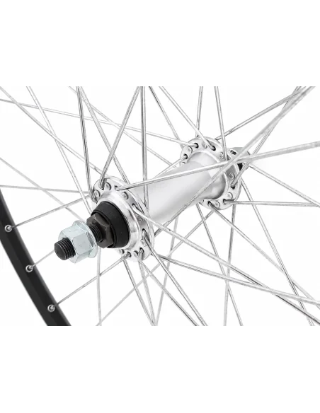 Voorwiel 28 inch ZAC 2000 - aluminium naaf - zwart