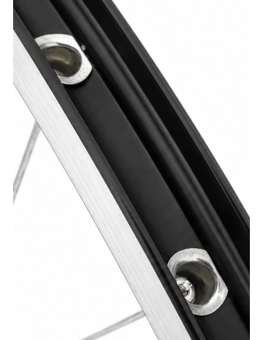 Voorwiel 28 inch ZAC 2000 - aluminium naaf - zwart