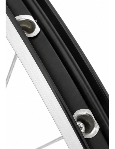 Voorwiel 28 inch ZAC 2000 - aluminium naaf - zwart