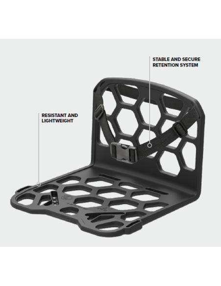 Bagagedragertransporter Polisport Packmate - zwart