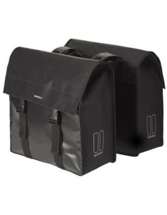 Dubbele fietstas Basil Urban Load 48 liter 41 x 18 x 46 cm - zwart reflective 2