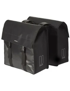 Dubbele fietstas Basil Urban Load 48 liter 41 x 18 x 46 cm - zwart reflective 2
