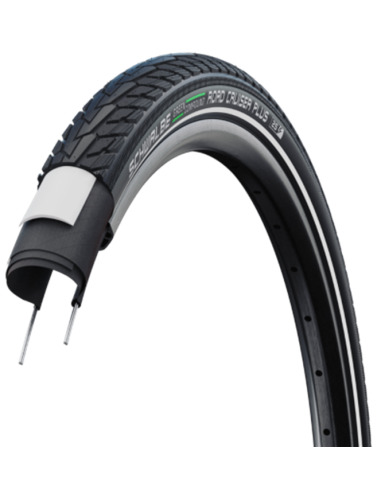 Buitenband Schwalbe Road Cruiser Plus PunctureGuard 28 x 1.40" / 37-622 - zwart met reflectie