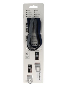 Triobinder Simson 60cm - zwart/blauw/antraciet 2