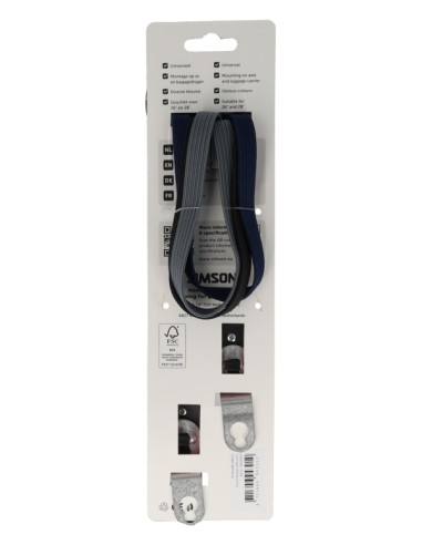 Triobinder Simson 60cm - zwart/blauw/antraciet