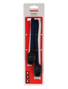 Triobinder Simson 60cm - zwart/blauw/wit