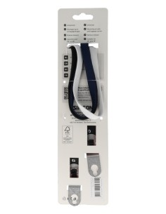 Triobinder Simson 60cm - zwart/blauw/wit 2