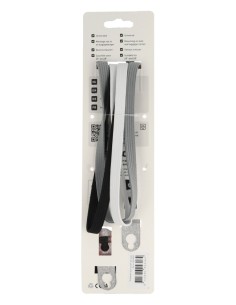 Triobinder Simson 71cm - zwart/wit/grijs 2