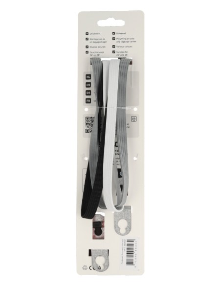 Triobinder Simson 71cm - zwart/wit/grijs
