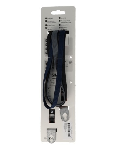 Triobinder Simson 71cm - zwart/blauw/ antraciet