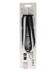 Triobinder Simson 71cm - zwart/blauw/wit 2