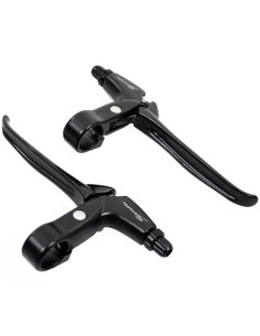 Remgreepset Saccon voor rollerbrake - 4 vingers - zwart/zwart