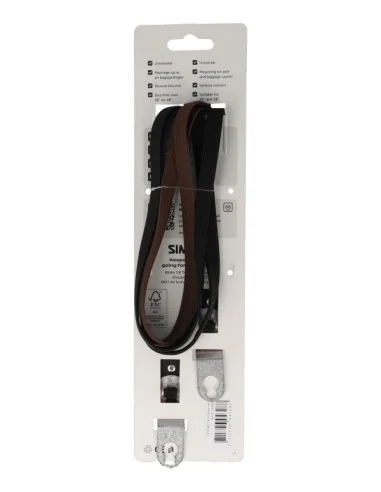 Triobinder Simson 71cm - zwart/bruin