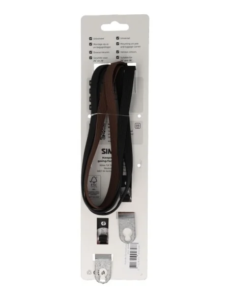 Triobinder Simson 71cm - zwart/bruin