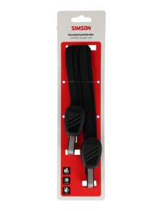 Karabijnhaakbinder Simson 71cm - zwart