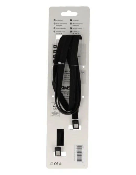Karabijnhaakbinder Simson 71cm - zwart
