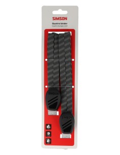 Quattro binder Simson reflex - zwart/antraciet