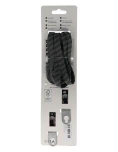 Quattro binder Simson reflex - zwart/antraciet 2