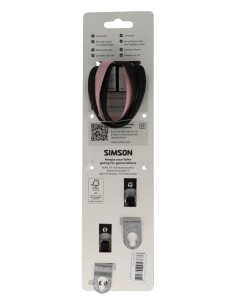 Triobinder Simson 24i meisje - zwart/rose 2